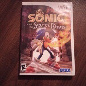 Sonic and the Secret Rings Wii CIB *UNTESTED* (2007, Platform Game, SEGA)